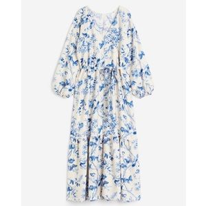 H&M Tie-belt Button-front Dress